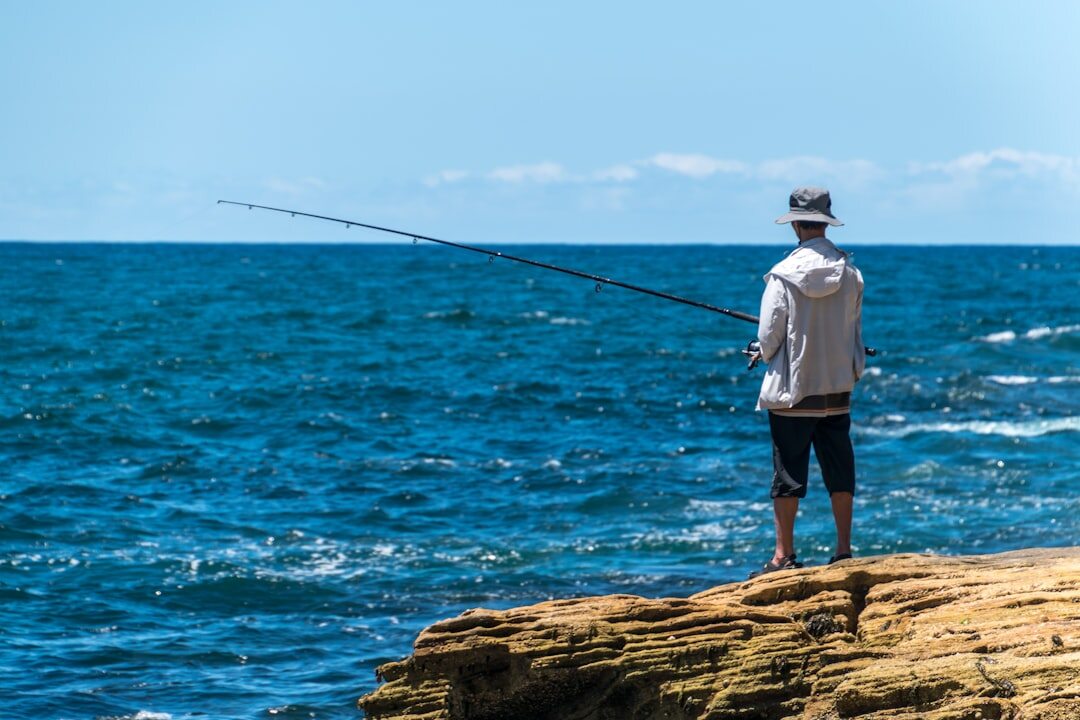 fisherman at sea