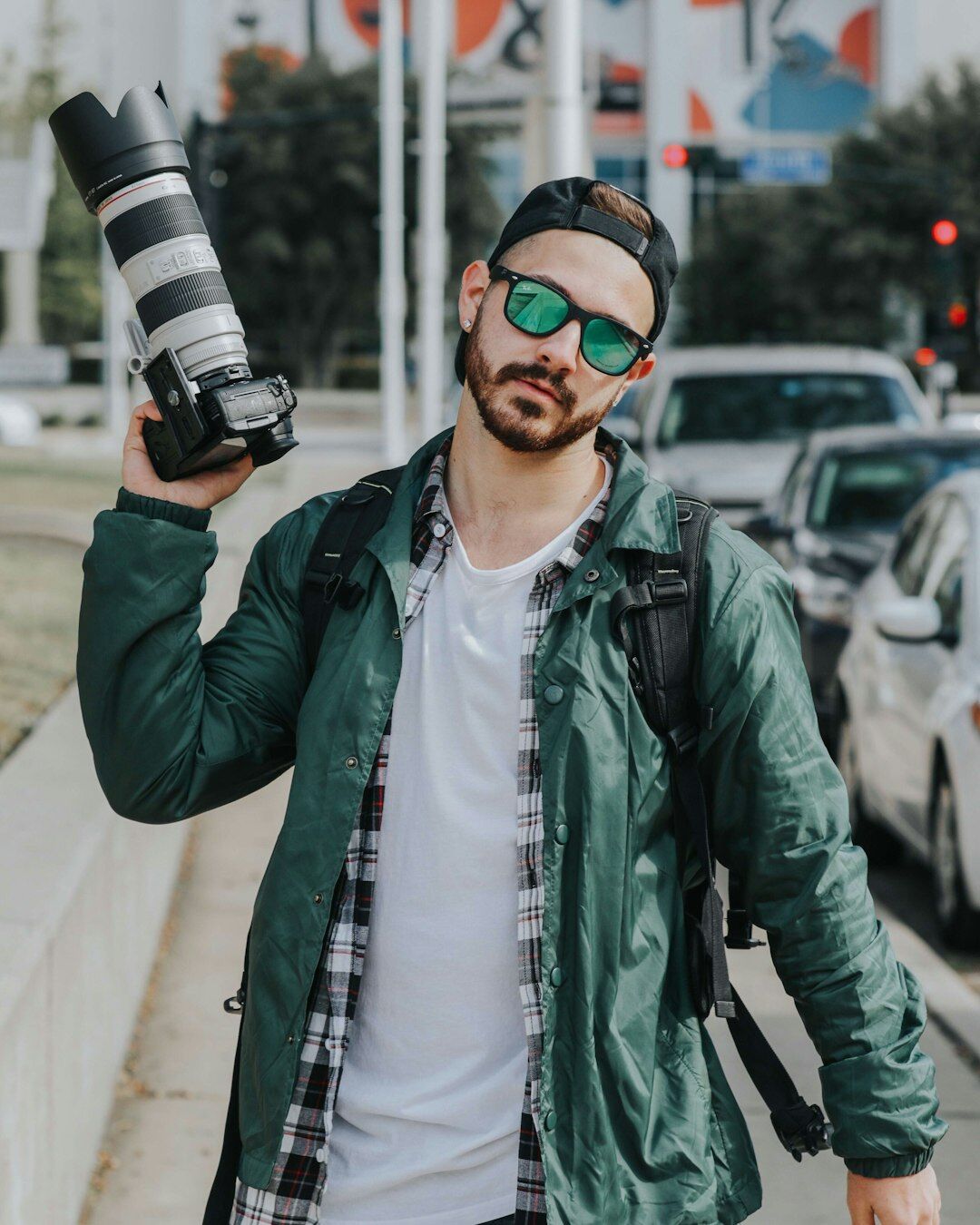 photographer with camera