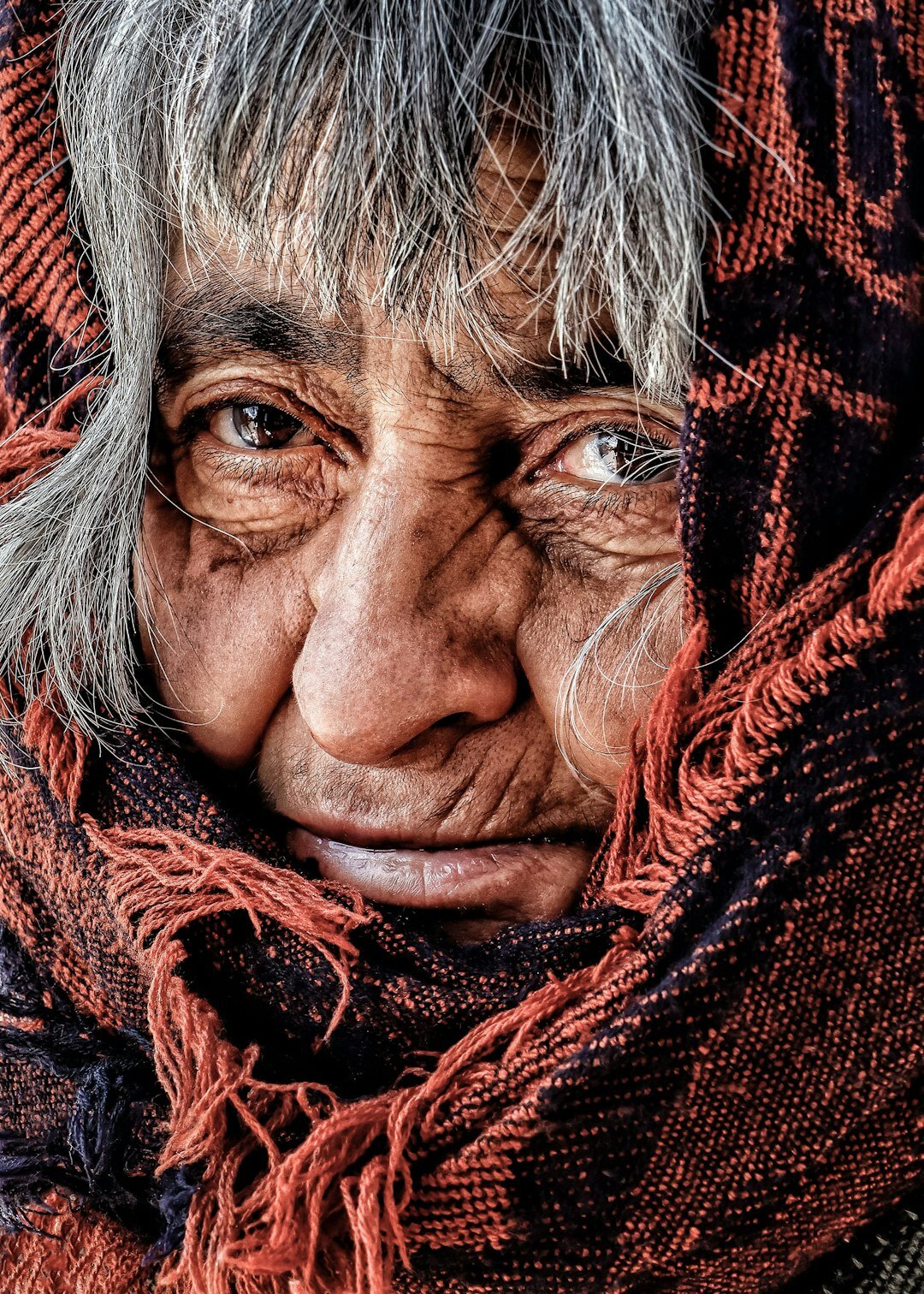 elderly woman portrait